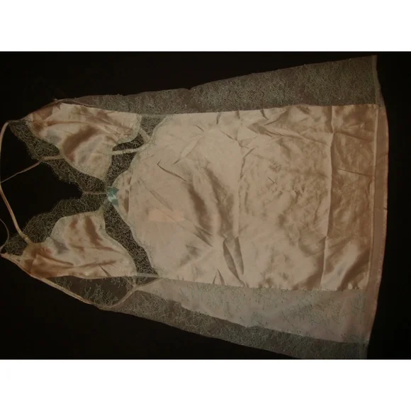 Victoria's Secret 32B BRA SET+garter CORSET+S SLIP Bridal white mint blue I DO